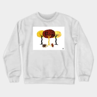 A hedgehog and his friend Crewneck Sweatshirt